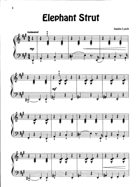 Elephant Strut Sheet Music