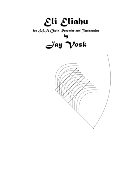 Free Sheet Music Eli Eliahu
