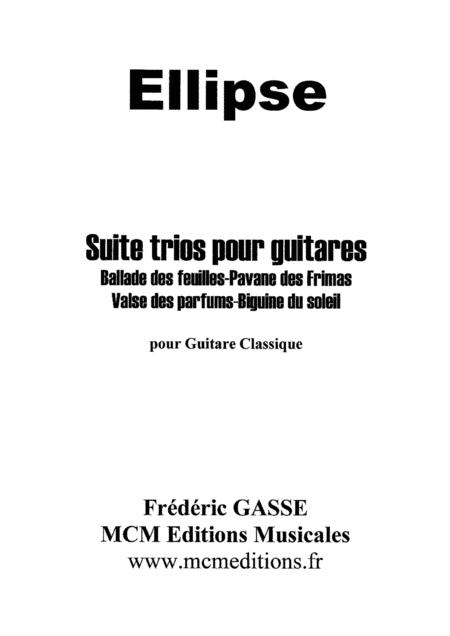 Ellipse Suite Trios Pour Guitares Sheet Music