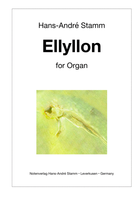 Free Sheet Music Ellyllon For Organ