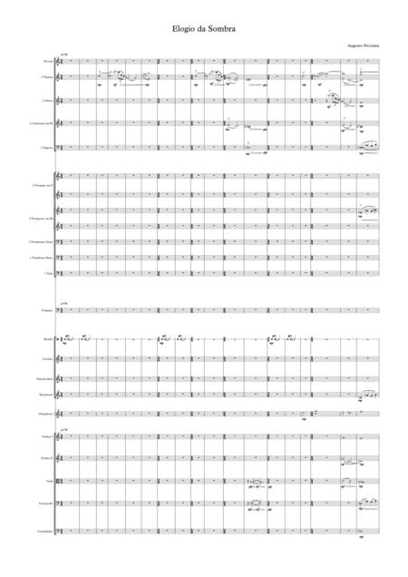 Elogio Da Sombra In Praise Of Shadows Sheet Music