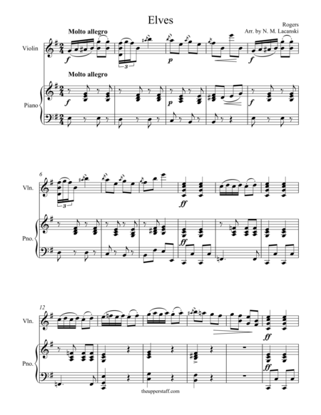 Elves Sheet Music