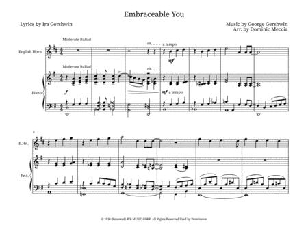 Embraceable You English Horn And Piano Sheet Music