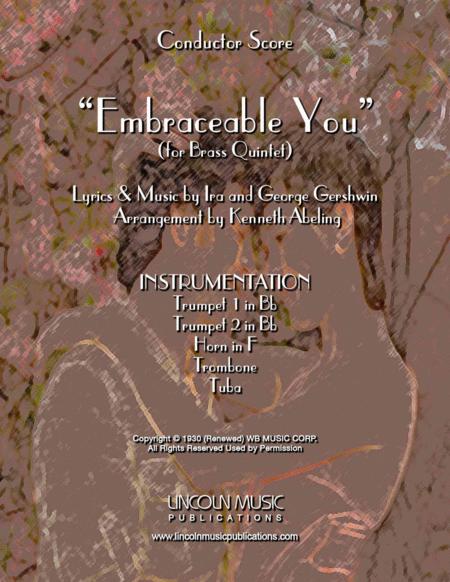 Embraceable You For Brass Quintet Sheet Music