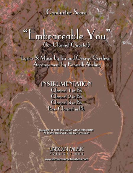 Embraceable You For Clarinet Quartet Sheet Music