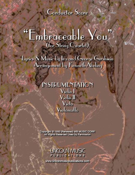 Free Sheet Music Embraceable You For String Quartet