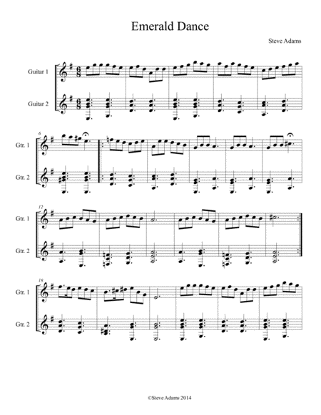 Emerald Dance Sheet Music