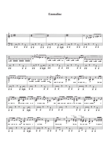 Emma Sheet Music