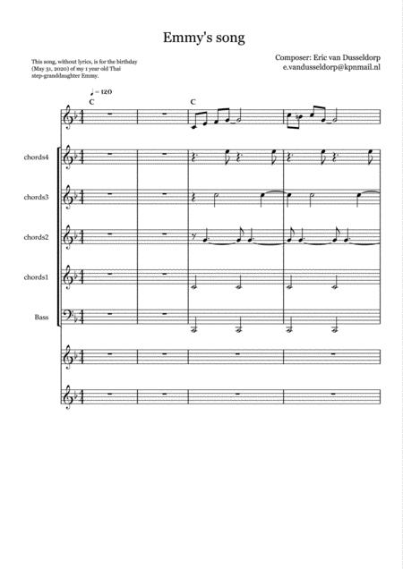 Emmys Song Sheet Music