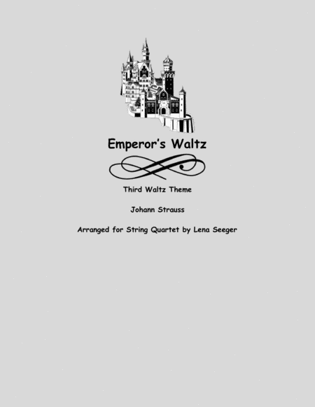 Free Sheet Music Emperors Waltz Third Waltz Theme