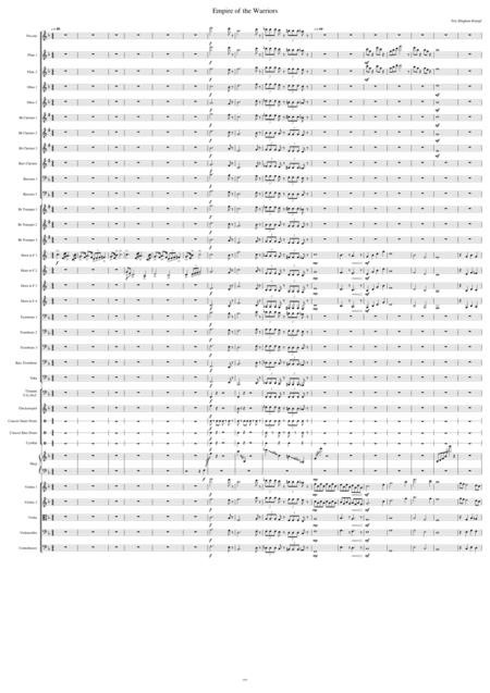 Empire Of The Warriors Sheet Music