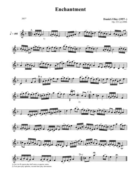 Enchantment Treble Solo Sheet Music