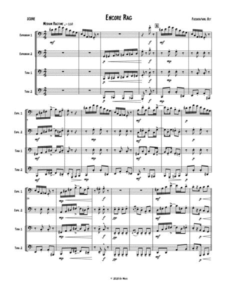 Encore Rag Sheet Music