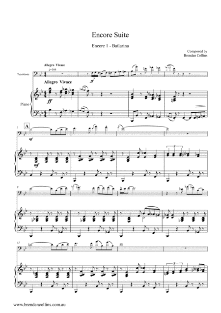 Encore Suite Sheet Music