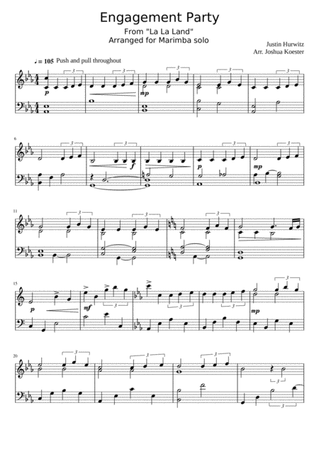 Engagement Party Sheet Music