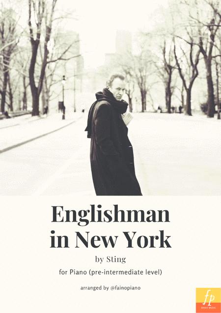 Englishman In New York For Piano Pre Intermediate Level Sheet Music