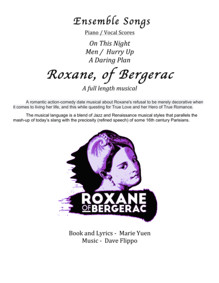 Ensemble Collection Three Ensemble Pieces From Roxane Of Bergerac A Full Length Musical Sheet Music