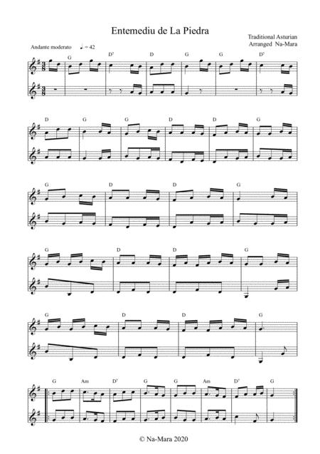 Entemediu De La Piedra Sheet Music