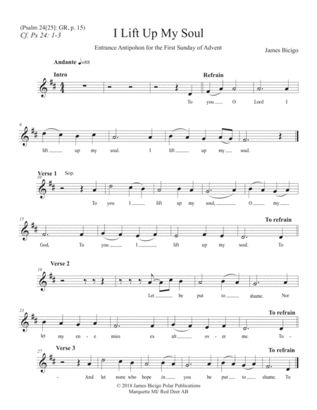 Free Sheet Music Entrance Antiphons For The Season Of Advent