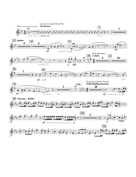 Epic Gaming Themes Bb Trumpet 1 Sheet Music