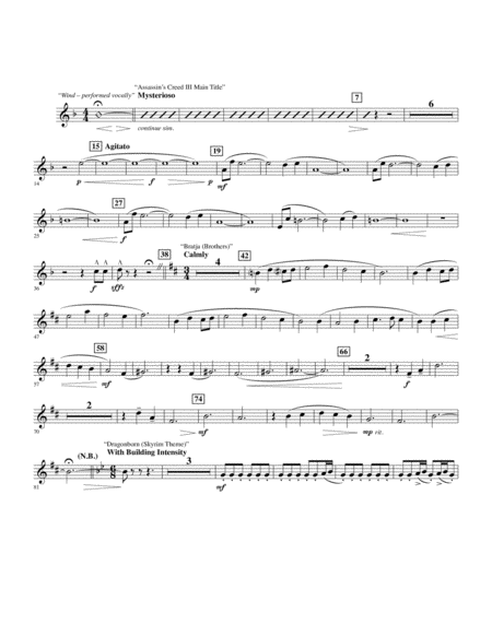 Epic Gaming Themes Eb Alto Saxophone 2 Sheet Music