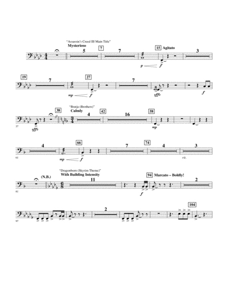 Epic Gaming Themes Timpani Sheet Music