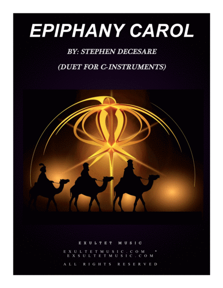 Epiphany Carol Duet For C Instruments Sheet Music