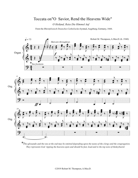 Free Sheet Music Epiphany Organ Solo O Saviour Rend The Heavens Open