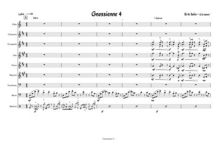 Free Sheet Music Erik Satie Gnossienne 4 For Big Band