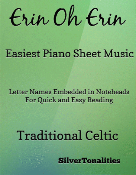 Erin Oh Erin Easy Piano Sheet Music Sheet Music