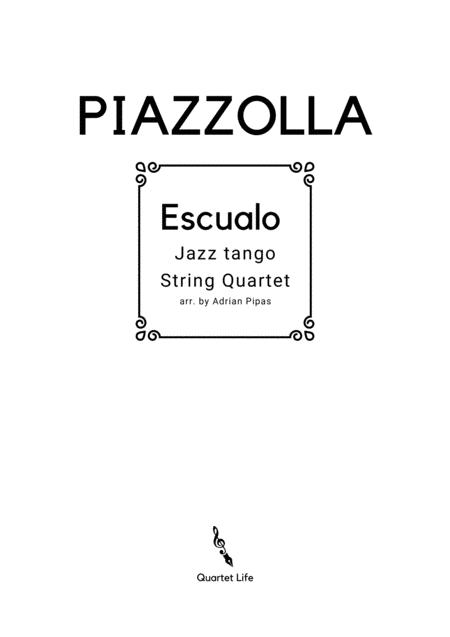 Escualo A Piazzolla Sheet Music