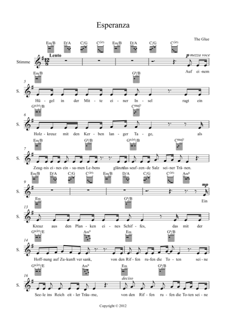 Esperanza Sheet Music