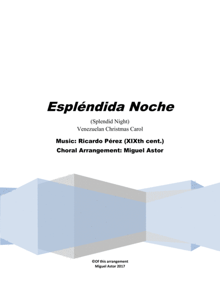 Esplndida Noche Sheet Music