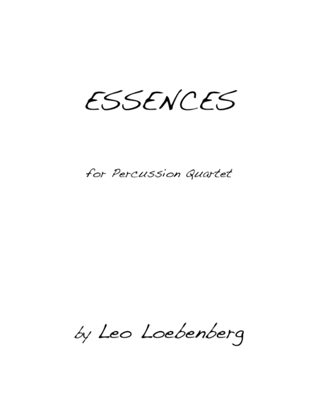 Essences Sheet Music