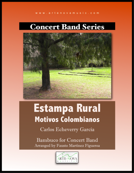 Estampa Rural Motivos Colombianos Bambuco For Concert Band Sheet Music