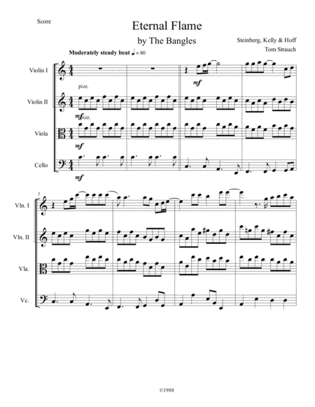 Eternal Flame Sheet Music