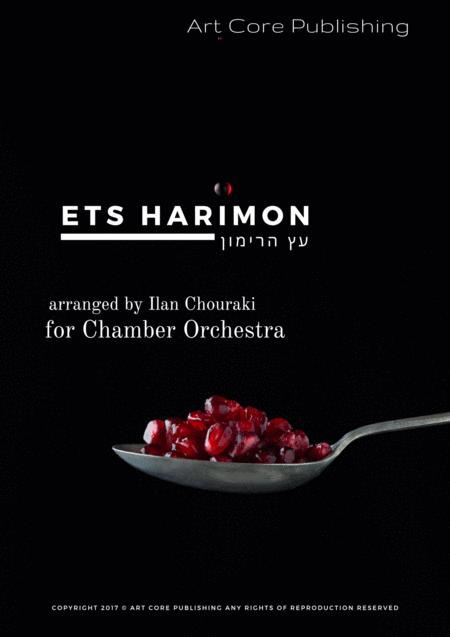 Ets Harimon Arr For Chamber Orchestra Sheet Music