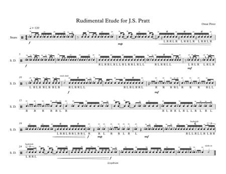 Etude For Pratt Sheet Music