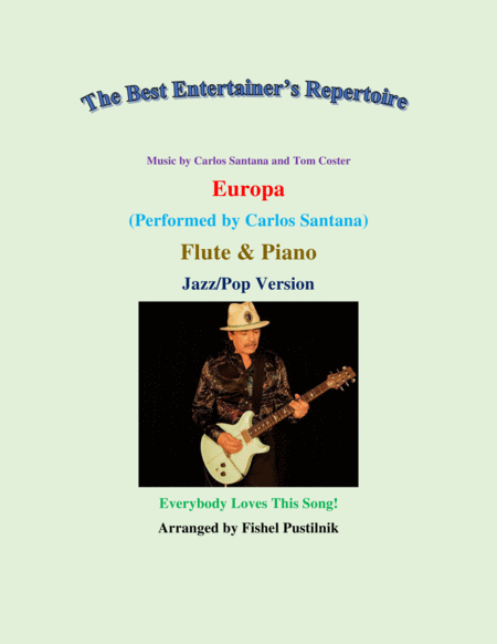 Free Sheet Music Europa By Santana For Flute And Piano Video