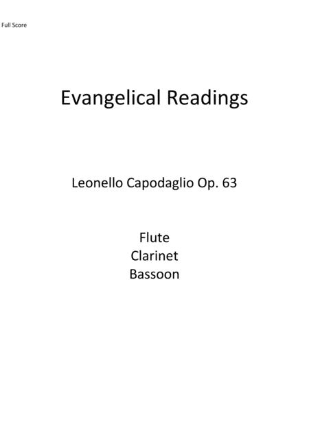 Free Sheet Music Evangelical Readings