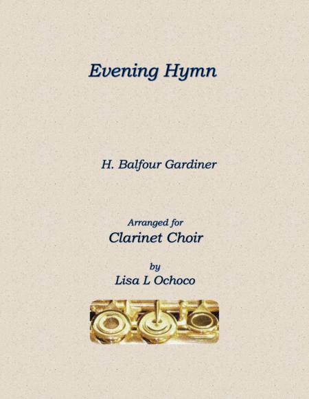 Evening Hymn For Clarinet Choir Sheet Music