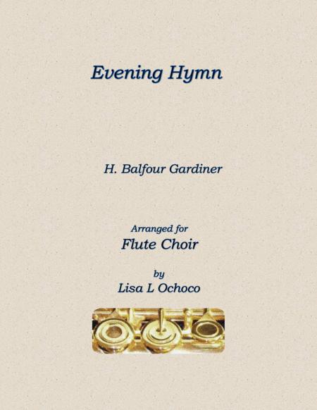 Evening Hymn For Flute Choir Sheet Music