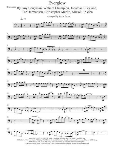 Everglow Trombone Sheet Music