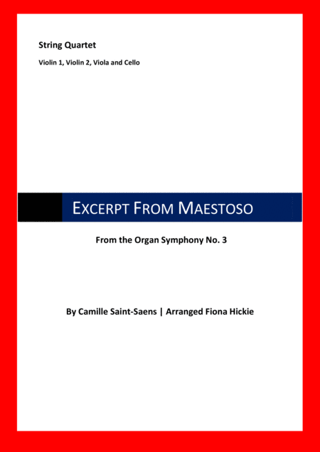 Free Sheet Music Excerpt From Maestoso