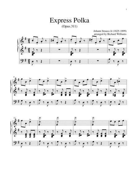 Express Polka Sheet Music