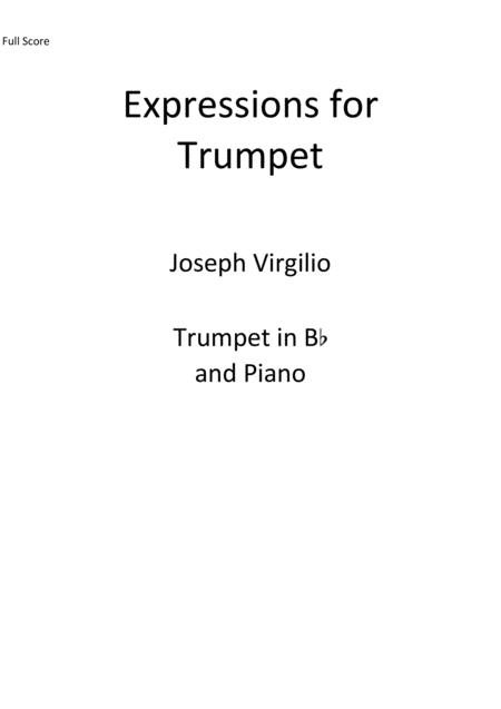 Free Sheet Music Expressions For Trumpet