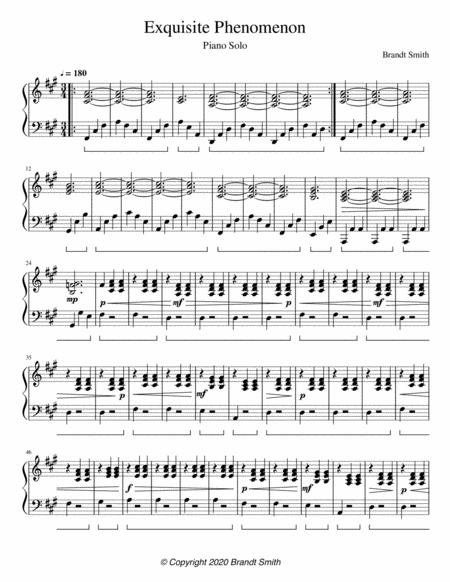 Exquisite Phenomenon Sheet Music