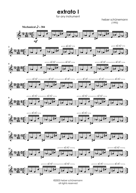 Extrato I Sheet Music