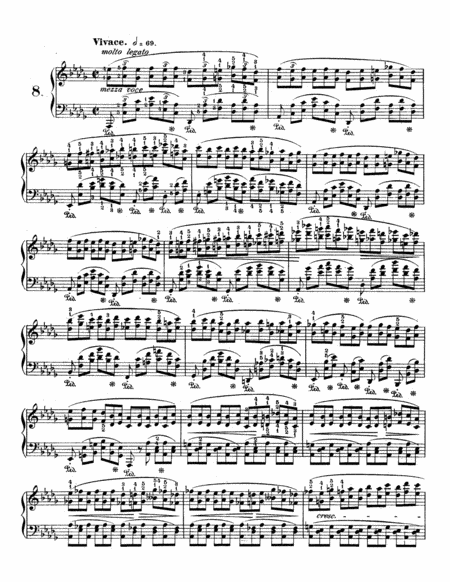 F Chopin Etudes Op 25 No 8 Sheet Music