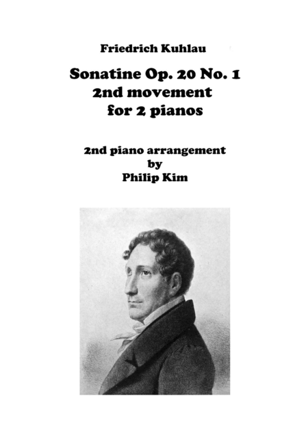 F Kuhlau Sonatine Op 20 No 1 Second Movement For 2 Pianos Sheet Music